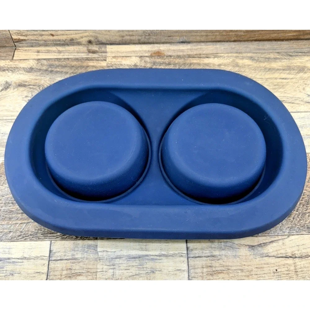 Bonza Blue Silicone Dog Cat Bowl Undermat